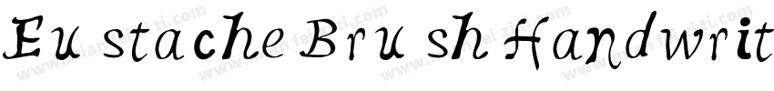 Eustache Brush Handwritten Font字体转换